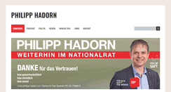 Desktop Screenshot of philipp-hadorn.ch